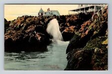 York ME-Maine, Roaring Rock, Antique, Vintage Souvenir Postcard picture