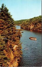 Upper Dells Wisconsin Dells Wisconsin Boat Scenic Overlook Chrome Postcard picture