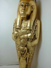RARE ANCIENT EGYPTIAN ANTIQUE Large Stone Ushabti Shabti Protect Isis picture