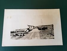 Pier, RPPC Postcard, Cuttyhunk Island Cuttyhunk, Mass. 1955, 3 Cent Stamp picture