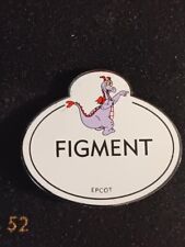 OLD RARE Disney pin Cast Member Name Tag Figment Epcot SOLD OUT picture