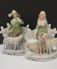 Pair of  Detailed German  Figurines-Sheep Herder Farmer Couple 12320-Excellent picture