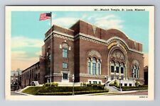 St Louis MO-Missouri, Moolah Temple, Antique Vintage Souvenir Postcard picture