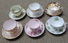 Lot of  Vintage Tea Cups & Saucers Aynsley Hammersley Queen Anne Tuscan R.Albert picture