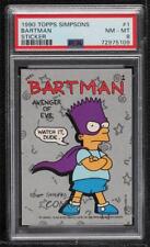 1990 Topps The Simpsons Stickers Bartman #1 PSA 8 0nr3 picture
