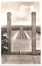 RPPC 1936 Berlin Olympics Stadium Official Postcard Excellent picture