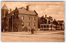 1911 FORTRESS MONROE VIRGINIA*VA*POST OFFICE & OFFICERS ROW*ANTIQUE POSTCARD picture