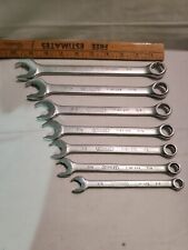 7 Piece STANLEY SAE WRENCH Set 89 Style  12 Pt Quick Design Open End 3/8