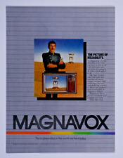 Mr. Spock Star Trek Vintage 1981 Magnavox Original Print Ad 8.5 x 11