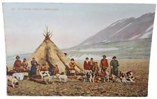 Greenland - An Eskimo Family - Early Picture Postcard - Unused - PC picture
