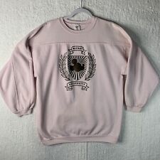 Vintage Disney Mickey University Adult XL Sweatshirt Pink Made In USA picture