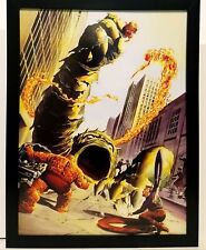 Fantastic Four by Alex Ross 9x12 FRAMED Marvel Comics Art Print Poster picture