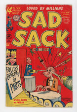 Sad Sack Comics 14 our civilian goes to Paris Great stuff. Injury to eyes cover picture