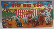 Vintage Circus Transfers The Big Top Decalcomnias, Japan picture