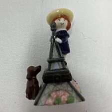 1998 MADELINE At The Eiffel Tower & Genevieve Mini Trinket Box Figurine Vintage picture