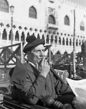 Gondolier Fasan Girolamo In Venice 1947 Old Photo picture