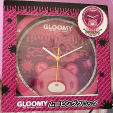 Chax GP Gloomy bear Wall clock swing moving ver Pink Rare picture