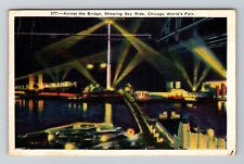Chicago IL-Illinois, Chicago Worlds Fair, Sky Ride, c1934 Vintage Postcard picture