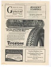 1925 Firestone Tire Ad: ACME Bus Lines of Webster, Massachusetts Bus, Drivers picture