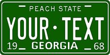 Georgia 1968 License Plate Personalized Custom Car Auto Bike Motorcycle Moped picture