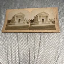 1895 B W Kilburn Stereoview Photo: Stanford Tomb Mausoleum Palo Alto California picture