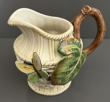 Fitz & Floyd Classics Butterfly Milk Creamer Pitcher Leaves Spring Summer CHIP picture