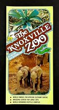 1970s Knoxville TN Zoo African Elephants Large Cats Vintage Travel Brochure picture