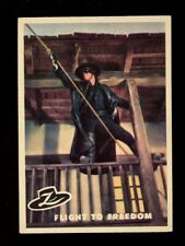 1958 Topps Zorro #40 Flight to Freedom (EX) - very lite ding bottom right picture
