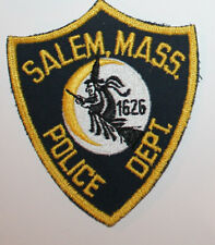 Very Old SALEM POLICE DEPT Massachusetts witch MA PD Vintage patch picture