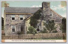1912 Postcard Old Capital Hotel Corydon IN picture