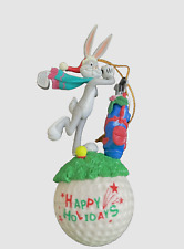 Vintage Bugs Bunny Golf Happy Holidays Christmas Ornament - 1997 Looney Tunes picture