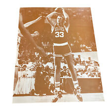 VTG Boston Celtics Larry Bird Sepia Tone Poster Photo Reprint Heavy Paper picture