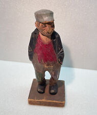Antique 8” Signed Carl-Johan Trygg HOBO Hand Carved Sweden picture