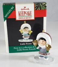 Vintage Hallmark Miniature Ornament Little Frosty Friends 1st in Series  Eskimo  picture