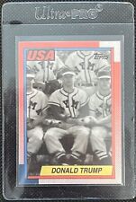 1990 Topps #USA1 George Bush - Style Donald Trump Custom Baseball Card picture
