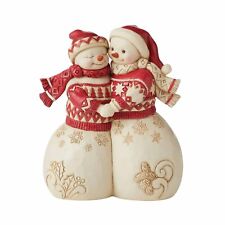 Baby It's Cold Outside Snowman Couple Christmas Figurine by Jim Shore 6010834 picture