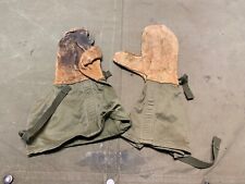 ORIGINAL WWII US ARMY WINTER TRIGGER FINGER OVER MITTENS GLOVES picture