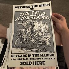 The First Kingdom-Comic-promo Store Poster-Jack Katz-1984 Rare Underground picture