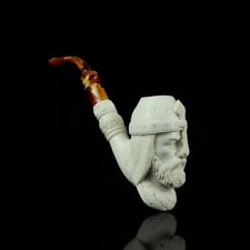 Roman Royal Knight Pipe By ERDOGAN EGE Block Meerschaum-NEW W Fitted  Case#273 picture