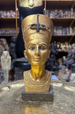 RARE ANCIENT EGYPTIAN ANTIQUES Golden Statue for Head Queen Nefertiti Pharaonic picture