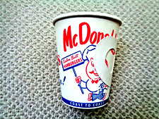McDonald's 1980's Speedee Coffee Paper Cup picture