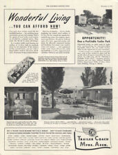 Wonderful Living you can afford now Trailer Coach Mfrs Trailer Park ad 1948 SEP picture