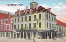 Vintage Louisiana Linen Postcard New Orleans Napoleon Bonaparte House picture