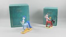 Pair of Disney's FANTASIA Porcelain Figurines Pink & Blue Centaurettes MIB picture
