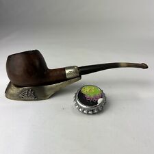 Smoking Pipe Wood Vintage K&P K and P 406 Republic of Ireland Made Silver P10 picture
