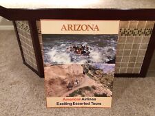 Vintage American Airlines Double Sided Arizona Travel Poster Board 40”x 30” Rare picture