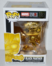 Funko POP Disney Marvel Studios Black Panther #383 Vinyl Figure Gold Chrome🔥 picture