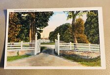 PostCard c. 1915-1930  Entrance to Mt. Vernon Virginia George Washington picture