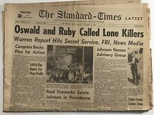 JFK Assassination - The Standard Times - Sept 28, 1964 Oswald, Ruby & Johnson picture