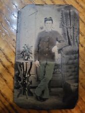RARE Original Period Civil War Soldier Tin Type picture